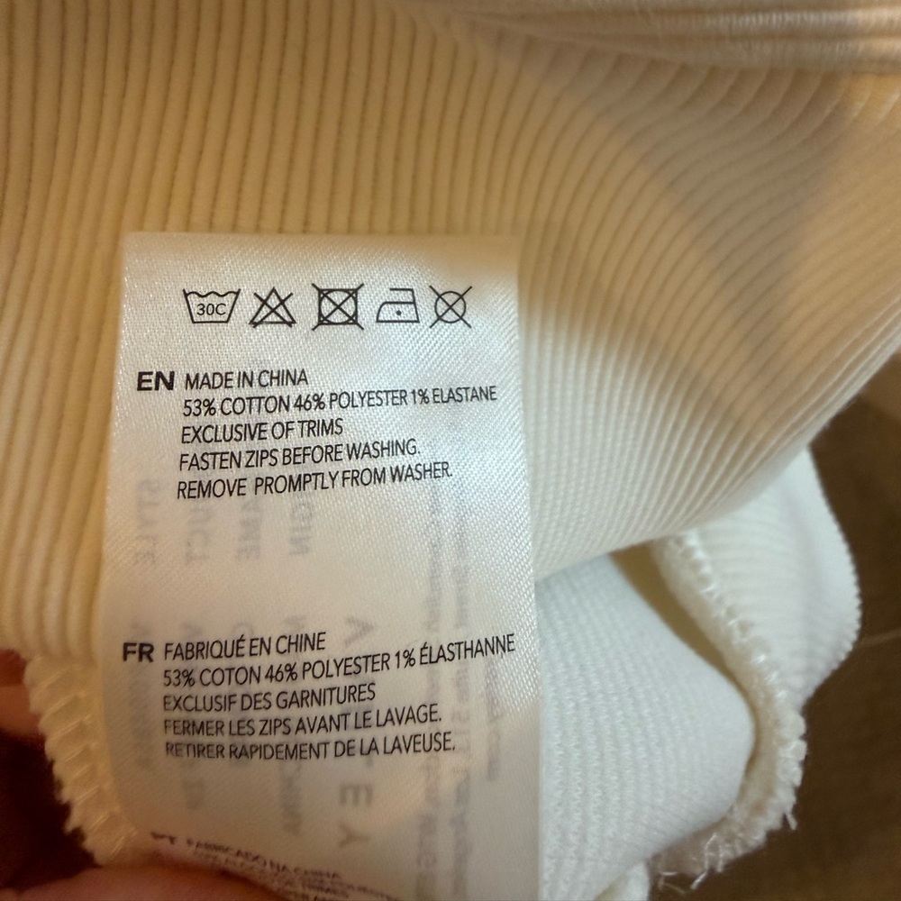 Varley Vine Half-Zip Pullover size 1X Ivory - Picture 7 of 7
